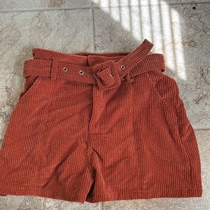 Altard State corduroy Terra shorts with belt